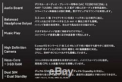 ONKYO Digital Audio Player GRANBEAT Hi-Res 128GB Dual Nano SIM DP-CMX1(B) Japan