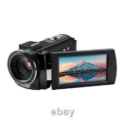 ORDRO 4K Camcorder Wifi 3'' Touch Screen 64GB Sport 16X IR Digital Video Camera