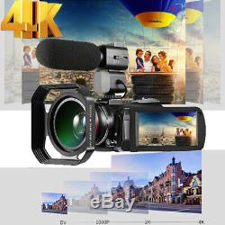 ORDRO AC3 4K UHD 24MP WIFI Night Vision Digital Video Camera Camcorder Recorder