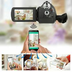 ORDRO AC3 4K WiFi Digital Video Camera Camcorder 24MP 30X IR DV Recorder L1E7
