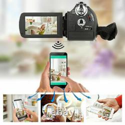 ORDRO AC3 4K WiFi Digital Video Camera Camcorder 24MP 30X Zoom IR DV Recorder
