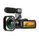 Ordro Wifi 4k Ultra Hd 24mp 30x Zoom Digital Video Camera Camcorder Dv Recorder#