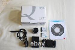 PENTAX Q7 digital camera RARE mirrorless & 01 8.5mm LENS EXCELLENT shutter 751