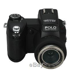 POLO D7200 33.0MP 1080P Digital DSLR Camera +3 Lens +LED Sportlight Video Record