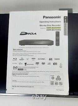 Panasonic DMR-BS850EB Blu-ray Recorder, 500GB HD, Twin Freesat +TV Tuners HDMI