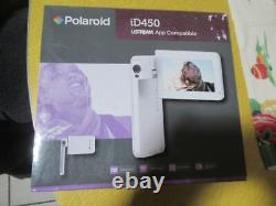 Polaroid WiFi Digital Video Recorder Camcorder White 16MP Sealed Box Model iD450