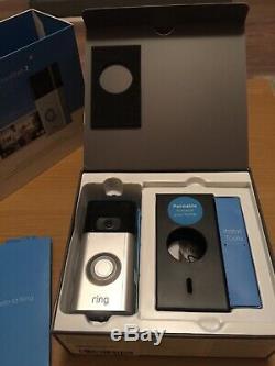 Ring Video Doorbell 2 1080p HD Video, Two-Way Talk, Motion Detection, Wi-Fi