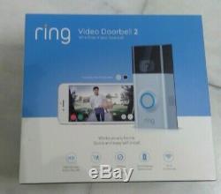 Ring Video Doorbell 2 8VR1S7-0EN0 1080 HD Wireless Silver/Satin Nickel