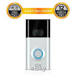 Ring Video Doorbell 2 HD Video Wi-Fi Two-Way Talk Motion Detection