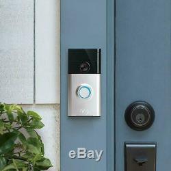 Ring Video Doorbell 2 HD Video Wi-Fi Two-Way Talk Motion Detection Security New