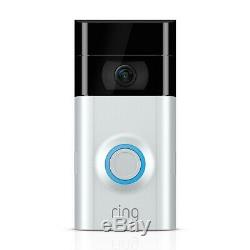 Ring Video Doorbell 2 Wireless Wi-Fi 1080p HD Video, Motion activated Alerts
