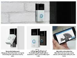 Ring Video Doorbell 2 Wireless Wi-Fi 1080p HD Video, Motion activated Alerts