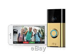 Ring Wireless Video Doorbell WiFi Intercom Camera Recording Smart Home, Wink