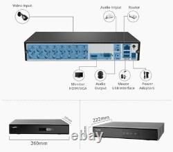 SANNCE 5-in-1 8CH CCTV 1080P Digital Video Recorder DVR (WD 2TB HD) 389