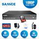 Sannce 8ch 5in1 Cctv 1080p Digital Video Recorder Surveillance Secuirty Kit 1tb