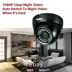 SMART CCTV HD Digital Video Recorder Camera System DVR 4CH Home Security Cam UK