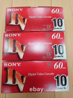 SONY 10DVM60R3 Mini DV 60 Digital Video Cassette Tape 30Set Made in Japan