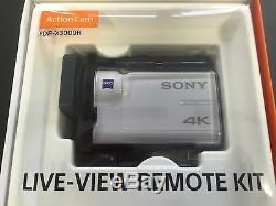 SONY Action Cam Digital 4K Video Camera Recorder FDR-X3000R Remote Control Kit