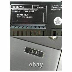 SONY DHR-1000 digital video cassette recorder