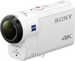 SONY Digital 4K Video Camera Recorder Action Cam FDR-X3000R White