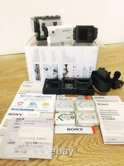 SONY Digital 4K Video Camera Recorder Action Cam FDR-X3000R White USED