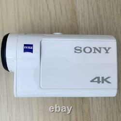 SONY Digital 4K Video Camera Recorder Action Cam FDR-X3000 White Excellent