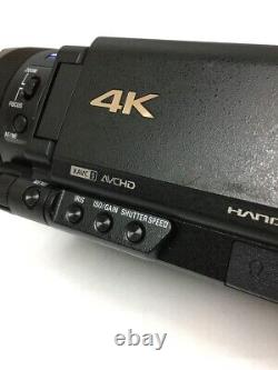 SONY FDR-AX700 Digital 4K Video Camera Recorder Handy Cam Very Good with Adapter
