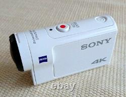 SONY FDR-X3000 Digital 4K Video Camera Recorder Action Cam White Tested working
