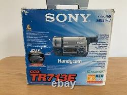 SONY HANDYCAM CCD-TR713E Hi8 VIDEO CAMCORDER 72x DIGITAL ZOOM CAMERA RECORDER