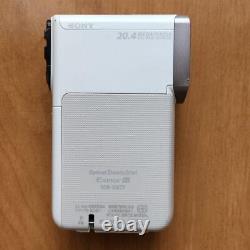 SONY HDR-GW77V Digital HD Video Camera Recorder Handycam White Used Boxd