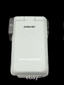 SONY HDR-GW77V Digital HD Video Camera Recorder Handycam White Very Good