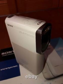 SONY HDR-GW77V White Digital HD Video Camera Recorder Handycam