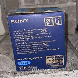 SONY Handycam DCR-TRV460 Digital 8, Hi8, 8mm Video Camera Recorder Works