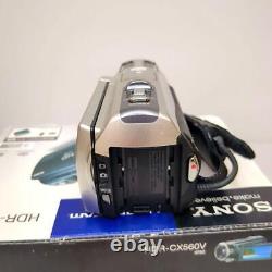 SONY Handycam HDR-CX560V Digital HD Video Camera Recorder Silver From Japan Used