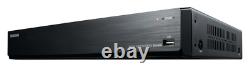 Samsung Hanwha SRD-842 8 Ch Digital Video Recorder DVR with 2TB HDD Black Used