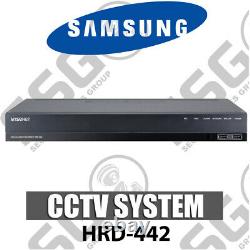 Samsung Hrd-442 4 Channel 4mp Ahd & 2mp Tvi & CVI Digital Video Recorder Cctv
