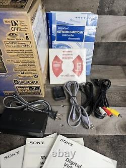 Sony DCR-PC120 BT Digital Video Camera Recorder, original box and Accessories