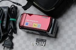 Sony DCR-SX44 Digital Video Camera Recorder Bundle Battery, Charger, Case, Card