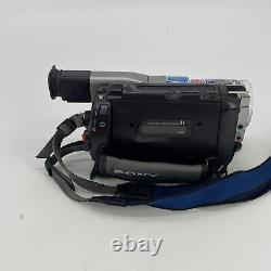 Sony DCR-TRV103 Silver Black Digital8 Steady Shot Video Recording Handycam -H12