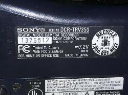 Sony DCR-TRV350 Digital8 Camcorder Record Transfer Watch VCR Video 8 Hi8 Tapes