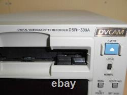 Sony DSR-1500A DVCAM Digital Video Cassette Recorder Editing Deck TESTED #L04