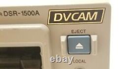 Sony DSR-1500A DVCAM Digital Video Cassette Recorder mini dv FIREWIRE PORT