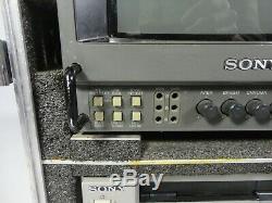 Sony DV-CAM DSR-20P Digital Video Cassette Recorder Mini DV CAM + Monitor & Case