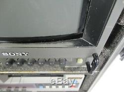 Sony DV-CAM DSR-20P Digital Video Cassette Recorder Mini DV CAM + Monitor & Case