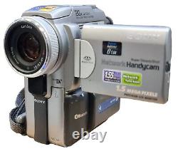 Sony Dcr-pc120e Digital Video Camera Recorder Super Steady Shot Network Handycam