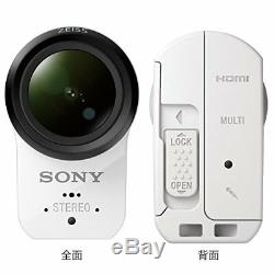 Sony Digital Hd Video Camera Recorder Action Cam Domest Hdr-As300 White Body wit