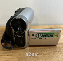 Sony Digital Video Camera Recorder DCR-HC52 40X Optical 2000X Digital Zoom Tapes