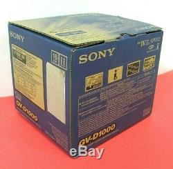 Sony Digital Video Cassette Recorder GV-D1000 NTSC MiniDV, New