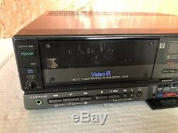 Sony EV-S700U Video 8 8MM Digital Audio Video Cassette Recorder With Remote