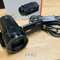 Sony FDR-AX45 Digital 4K Video Camera Recorder Handy Cam Used Black Tested Japan